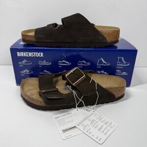 NIB• Birkenstock Arizona Soft Footbed Suede Leather 
Size:37 L6/M4 Normal Width